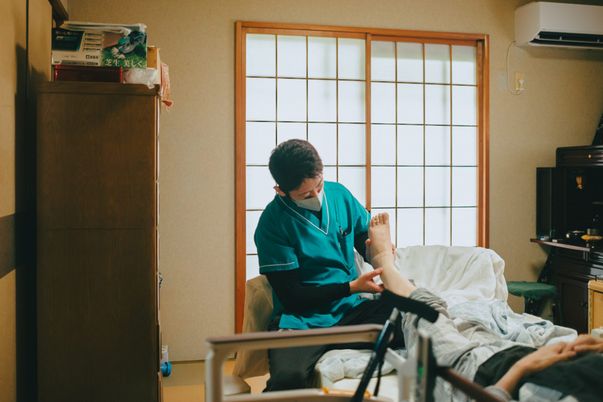 ケア中の居室