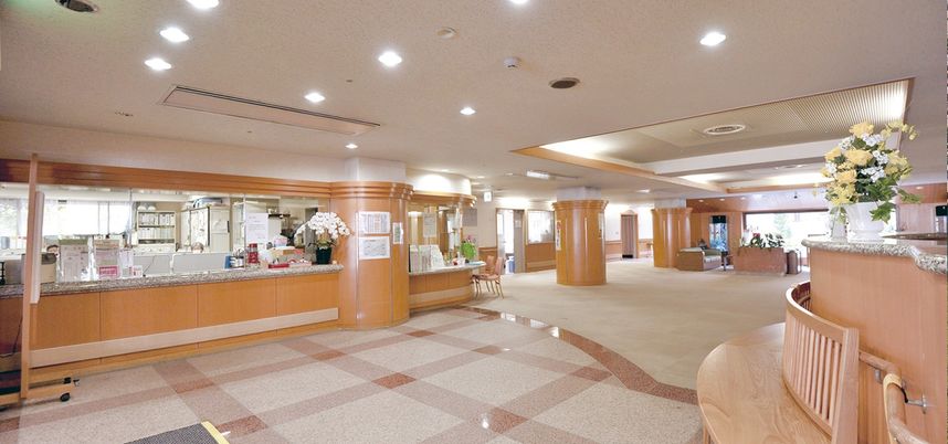 明るいエントランス