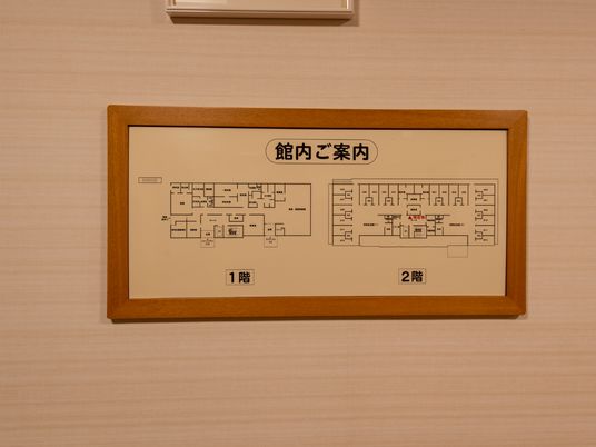 施設の案内図掲示
