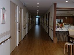 清潔な廊下の風景