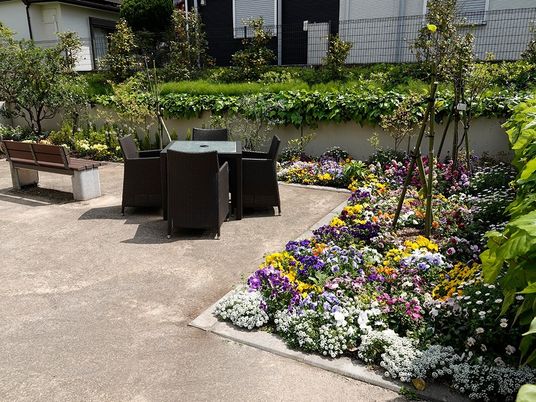 快適な屋外リフレッシュエリア