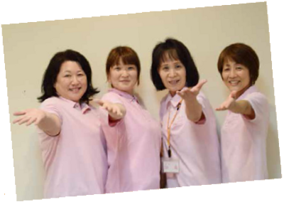 笑顔のスタッフの皆さん