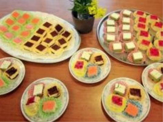 カラフルな手作り料理