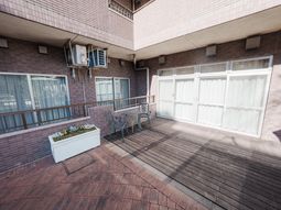 リラックスできるテラス