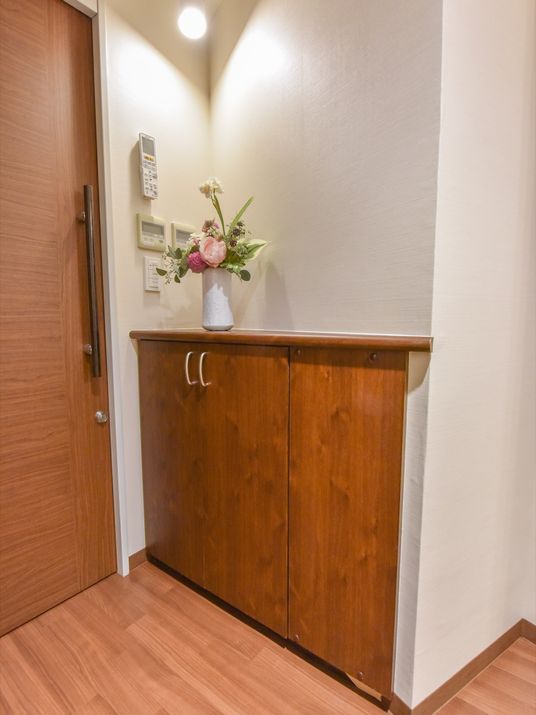 エントランスにある受付台