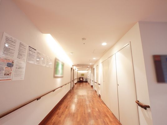 清潔感のある廊下