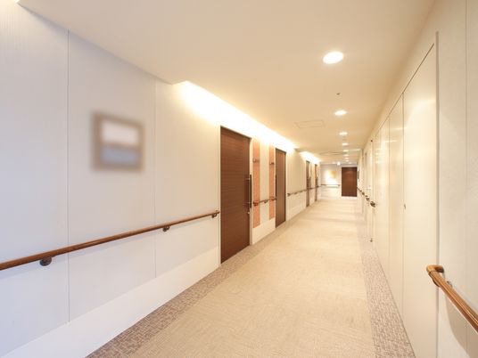 清潔感のある廊下