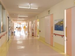 明るい廊下の様子