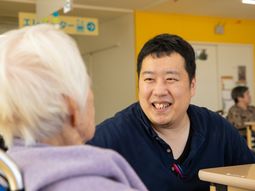 スタッフと利用者の交流