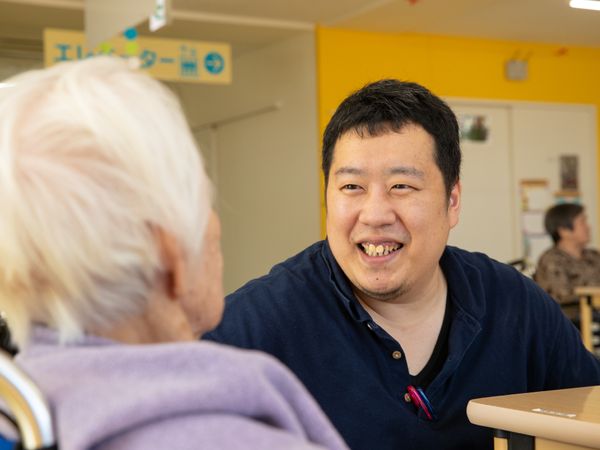 スタッフと利用者の交流