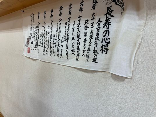 掲示物の廊下