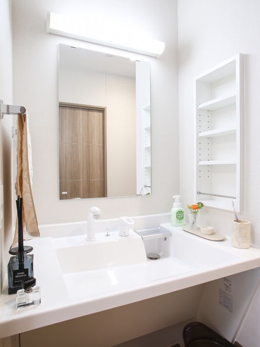 清潔感ある洗面台