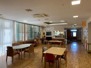 明るい空間のリビング