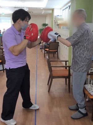 ボクシング訓練をする場所