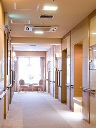 温かみのある廊下