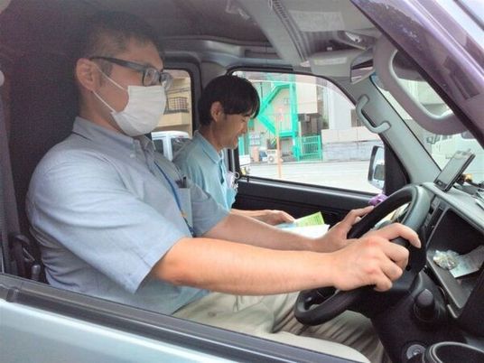 職員の送迎準備室  