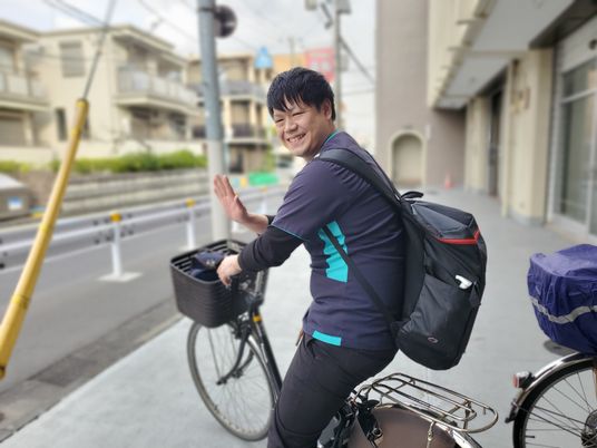 笑顔のスタッフ