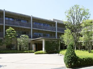 緑豊かな外観