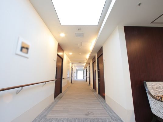 快適な空間の廊下
