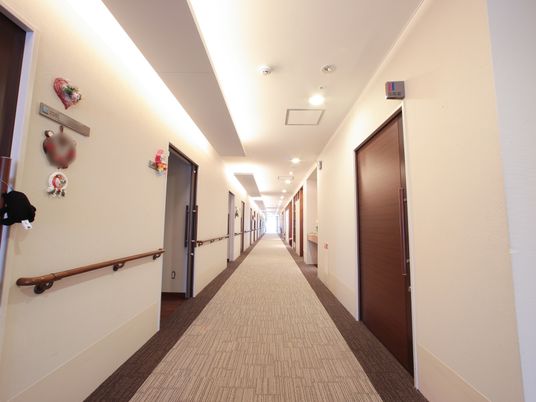 清潔感のある廊下