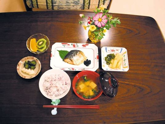 和風の食事セット