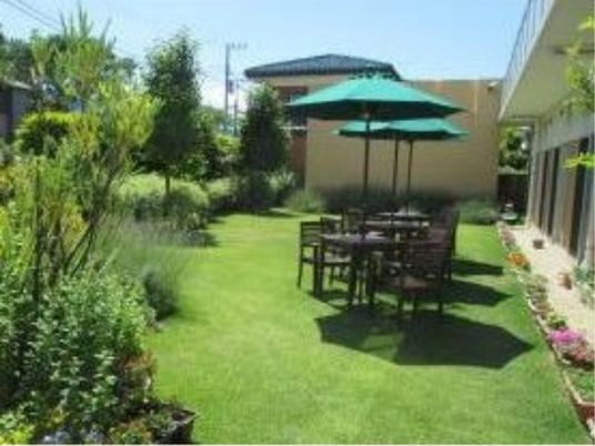 緑あふれる屋外スペース