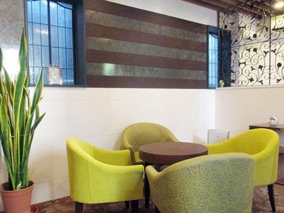 リラックスできる休憩スペース