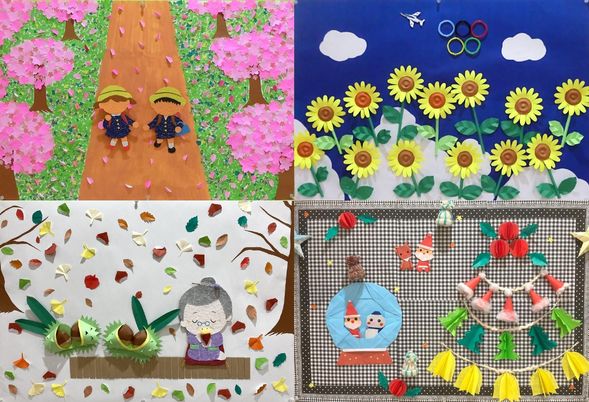 手作りの季節飾り