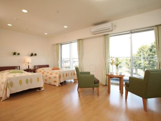 明るい居室の一例