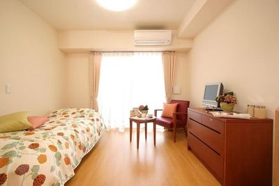 温もりある居室の一角