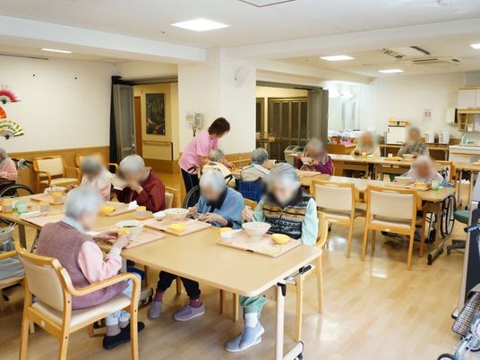 利用者の食事風景