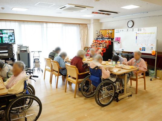 共有スペースでの憩い