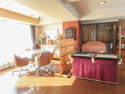 明るい共有スペース