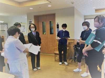 研修中のスタッフの居室