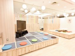 明るいリビングエリア