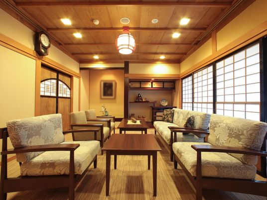 和風の落ち着いた休憩室