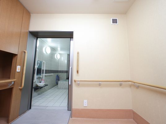 バリアフリー浴室入口