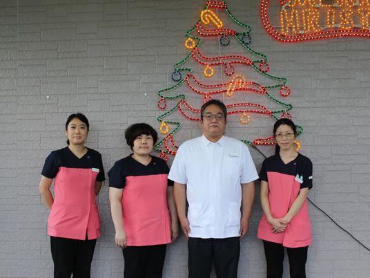 スタッフ集合の掲示前  