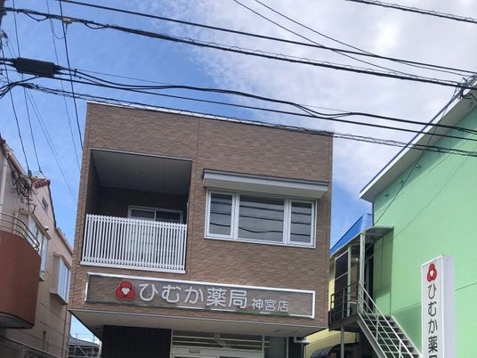薬局のある建物外観  