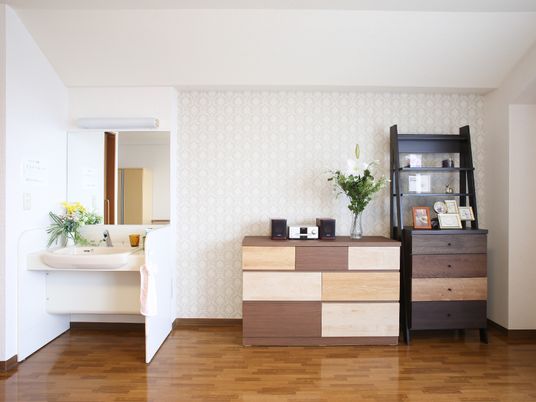 清潔感ある洗面室