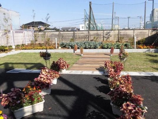 庭園付きのリラックス空間