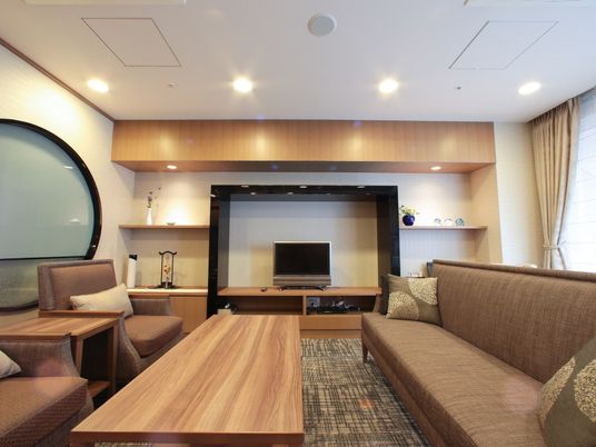 共用スペースの和やかな雰囲気