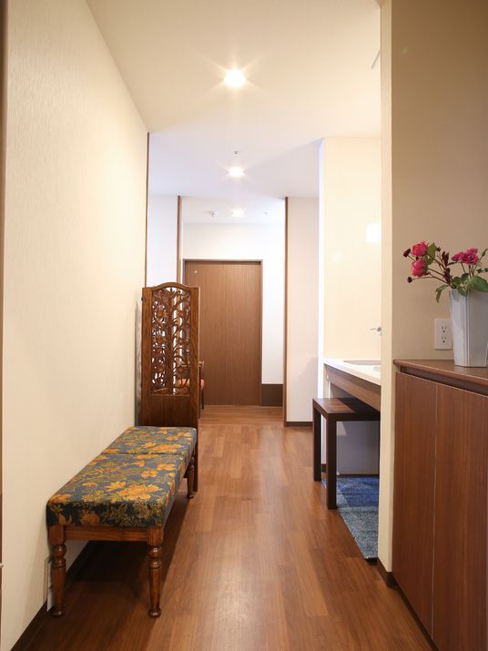 洗練された廊下の一角