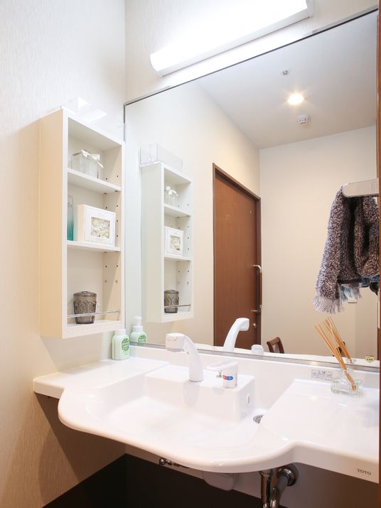 清潔感のある洗面台