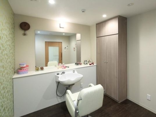 清潔な洗面台整備された空間