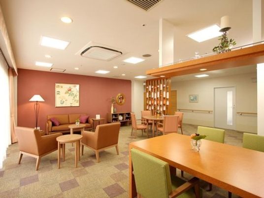 暖かみのある共有スペース