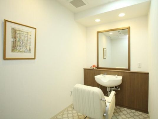 清潔感のある洗面スペース