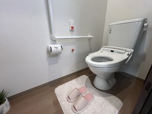 安全設計のトイレ