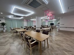 広々とした食堂
