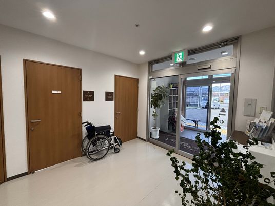 開放感のある玄関